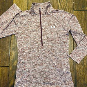 UA Tech Twist 1/2 zip heat sheild pullover